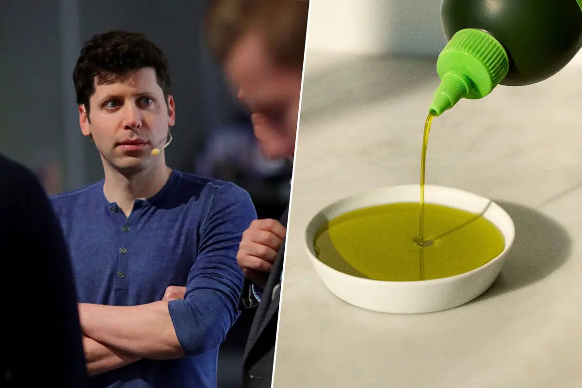 Sam Altman ofende a productores de aceite con su forma de cocinar