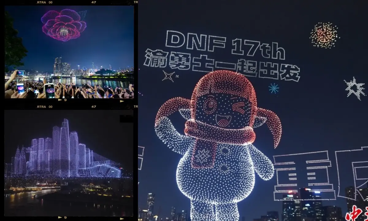 ¡Espectacular! China bate récord mundial con 11,787 drones en un show impresionante- Últimas noticias Ecuador