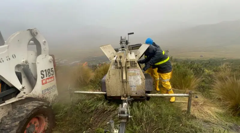 Avances en la remoción de lodo en Antisana- Últimas noticias Ecuador