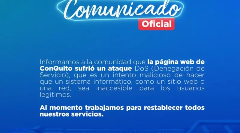 ConQuito enfrenta ciberataque durante feria de empleo- Últimas noticias Ecuador
