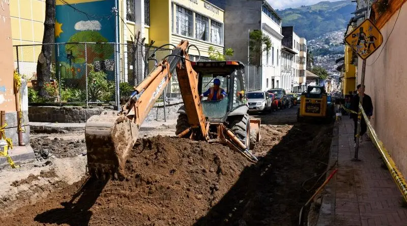 Mantenimiento de calzadas de piedra en el Centro Histórico