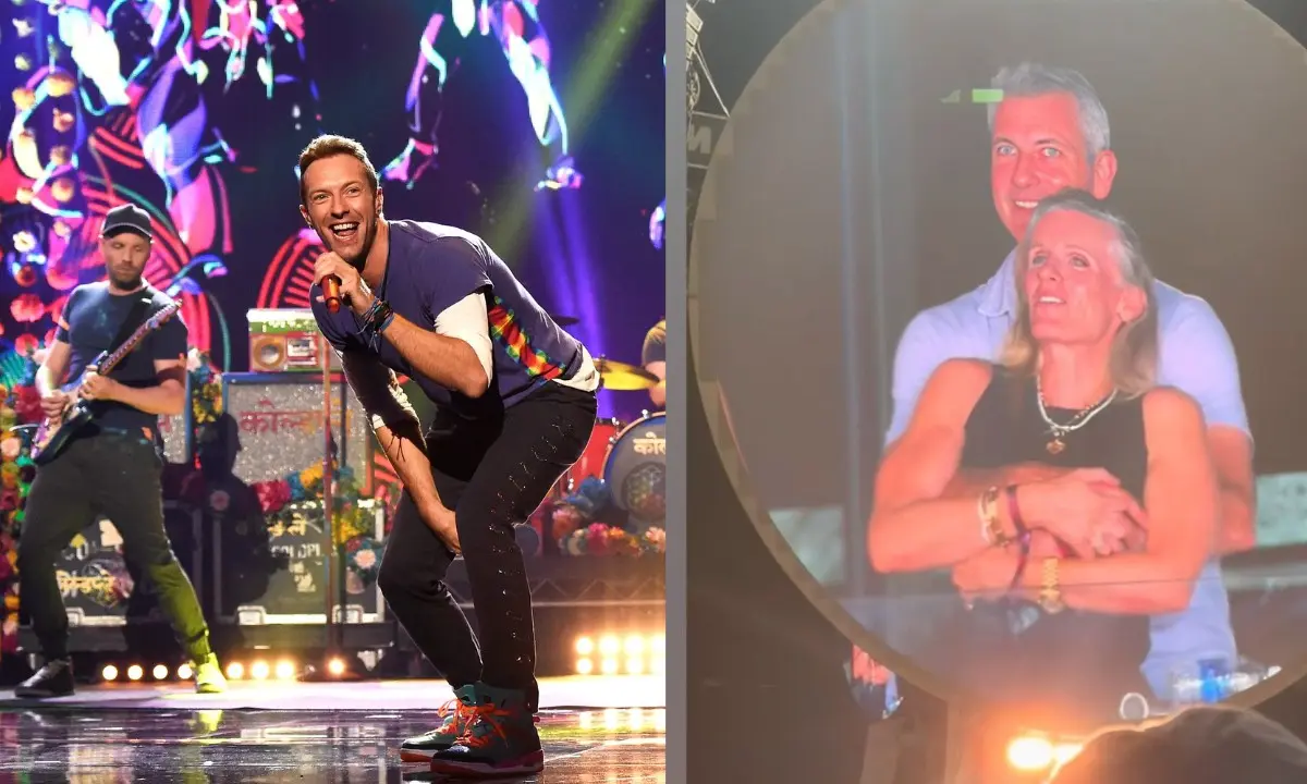 ¡Escándalo en el concierto de Coldplay! Infidelidad al descubierto.