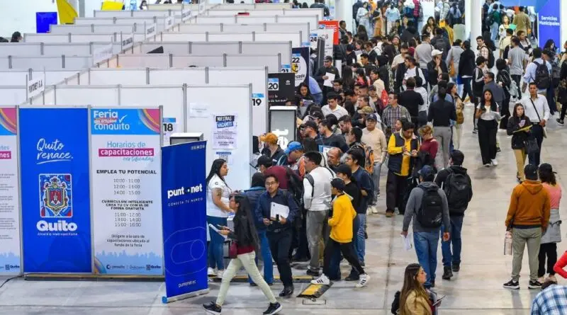 Éxito en la Feria de Empleo ConQuito 2023- Últimas noticias Ecuador