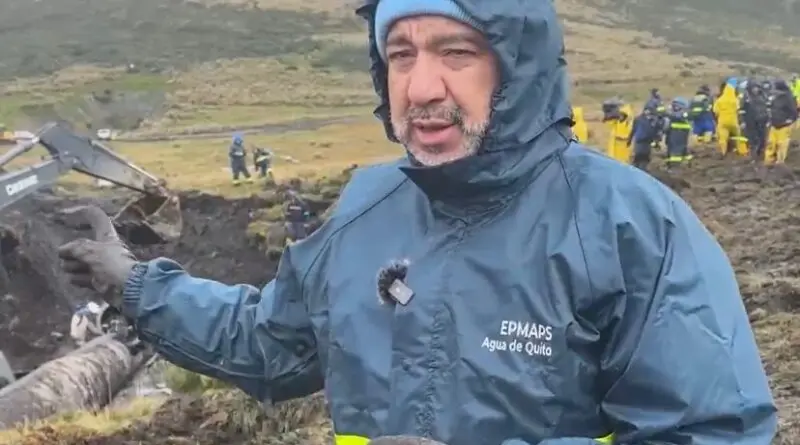 Avance en la instalación de tuberías en La Mica- Últimas noticias Ecuador