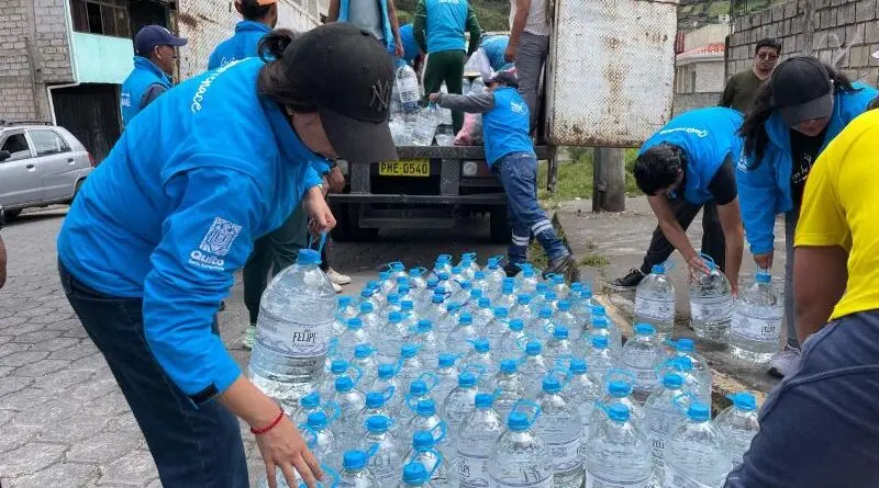 Asistencia social en Quito durante emergencia hídrica- Últimas noticias Ecuador