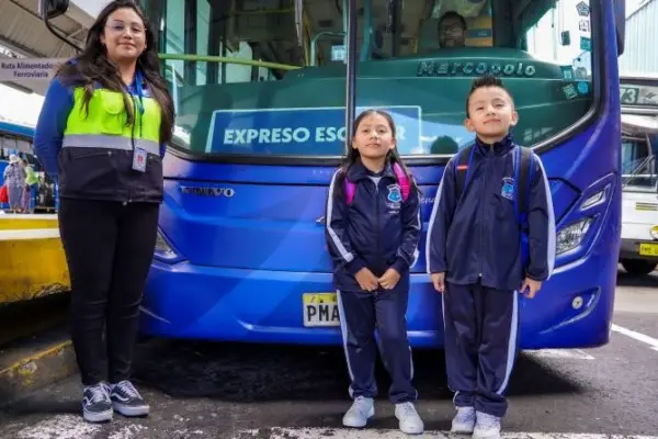 Expresos escolares inician servicio el 1 de septiembre