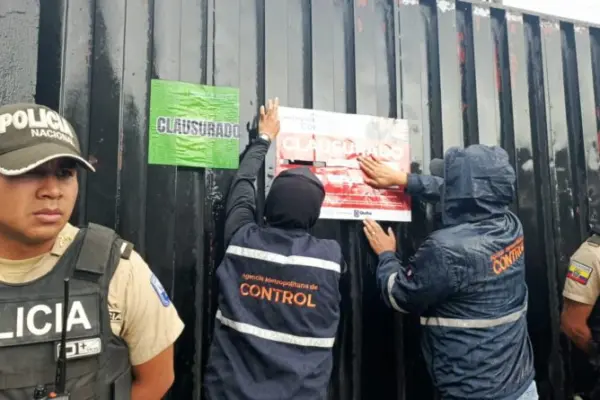Clausuran centro de tolerancia en La Bota, Quito