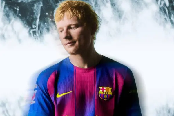 Ed Sheeran lleva su música al campo, ¿estás listo para verlo en la camiseta del Barça?
